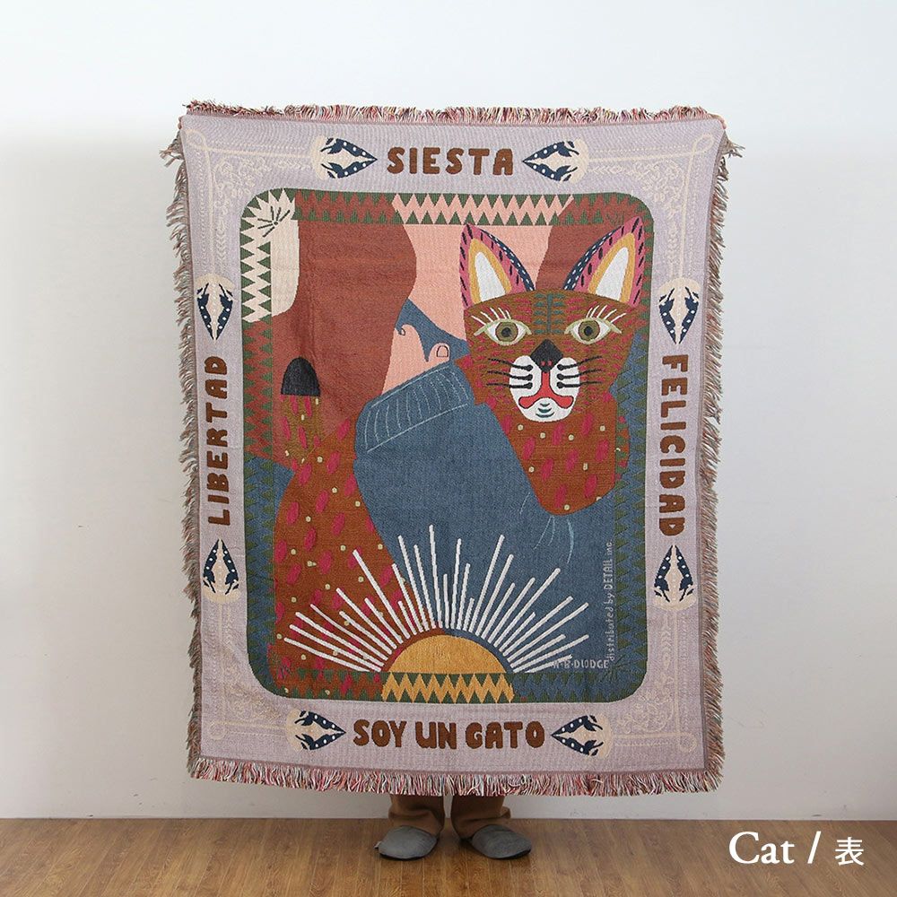 DETAILOAXThrowketメキシコラグブランケット