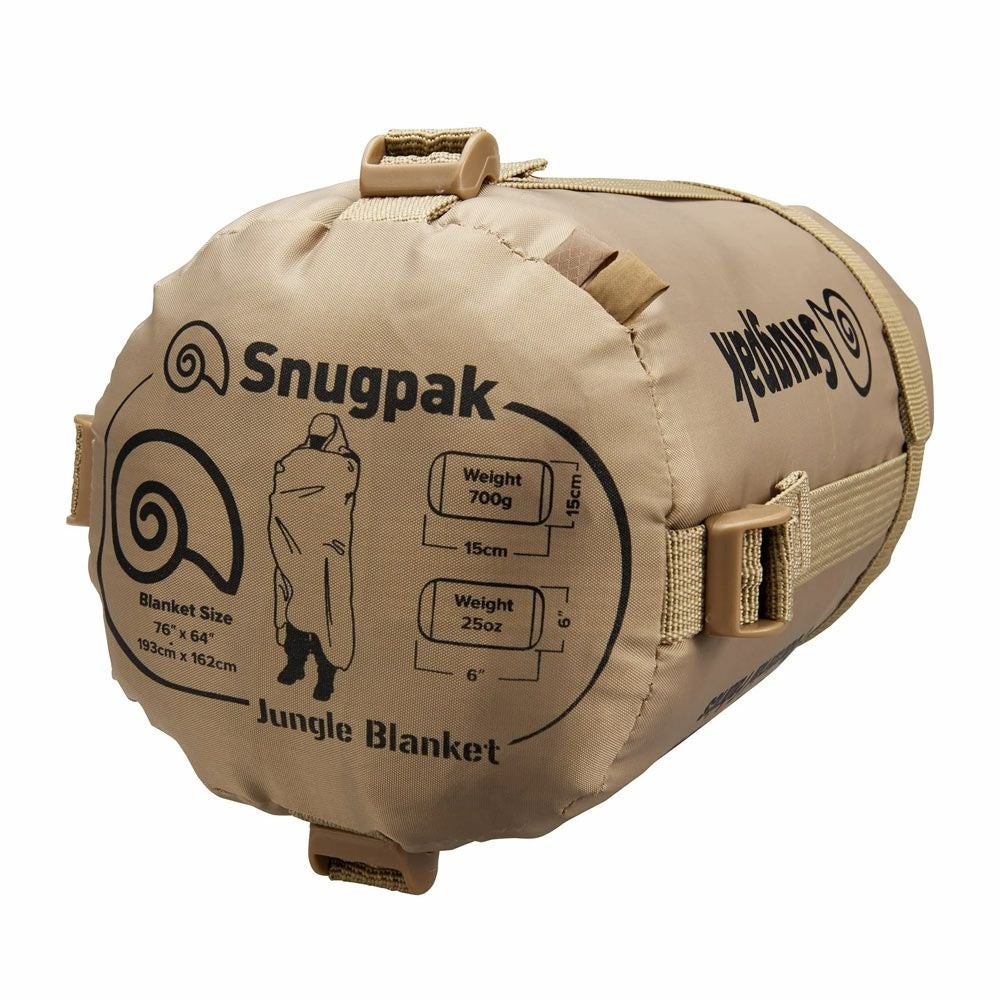 Snugpakジャングルトラベルブランケット単色スナグパックキャンプ防災アウトドア