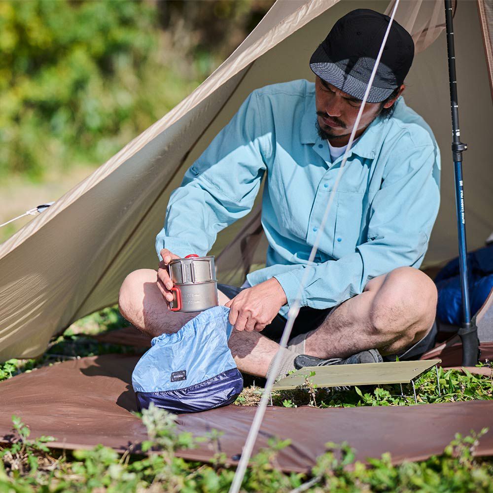 asobitoアソビトスタッフサックM5L軽量ポーチ巾着