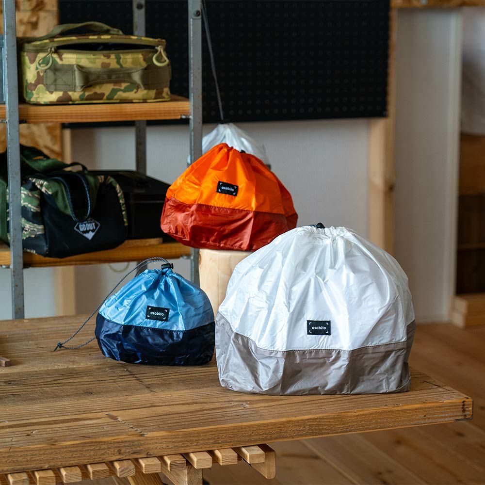 asobitoアソビトスタッフサックM5L軽量ポーチ巾着