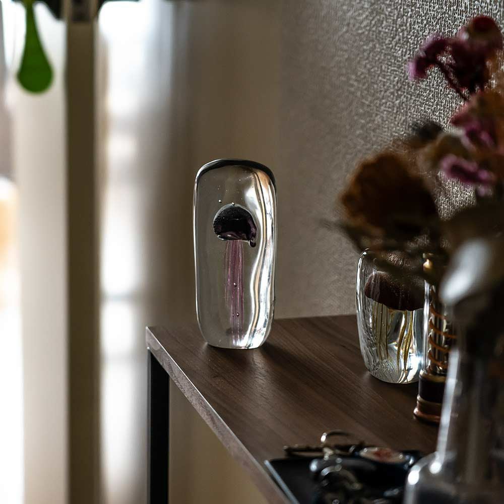 DETAILJellyfishペーパーウェイトPaperWeightガラスオブジェクラゲHEREbyDETAIL