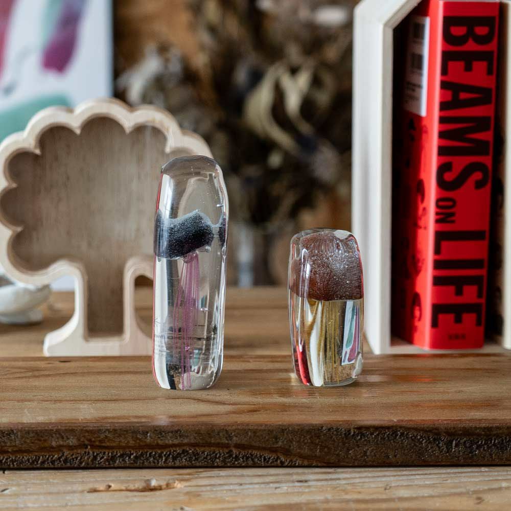 DETAILJellyfishペーパーウェイトPaperWeightガラスオブジェクラゲHEREbyDETAIL