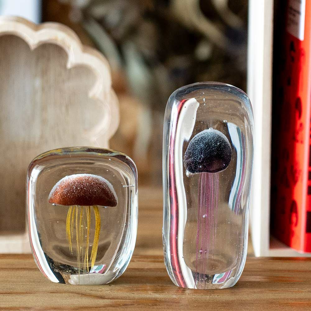 DETAILJellyfishペーパーウェイトPaperWeightガラスオブジェクラゲHEREbyDETAIL