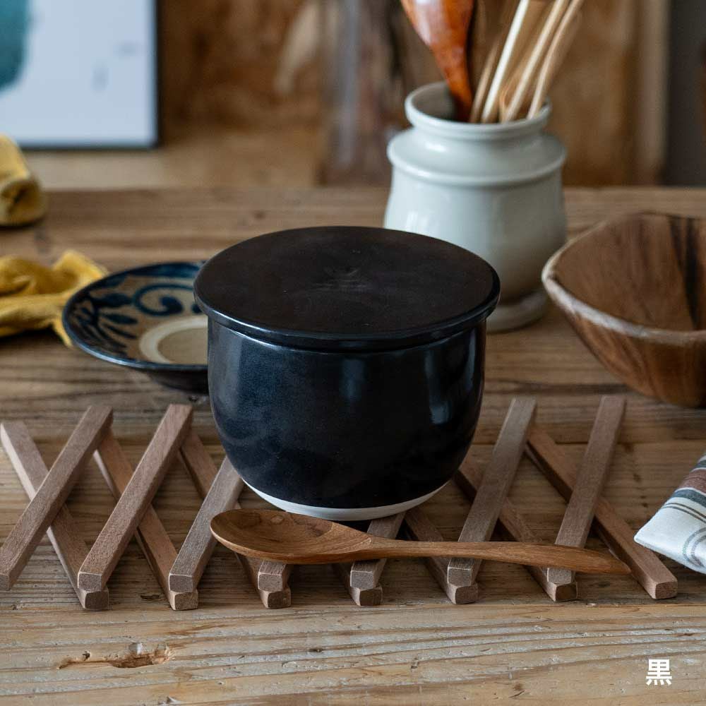 かもしか道具店陶の飯びつふつうおひつご飯容器1.5合