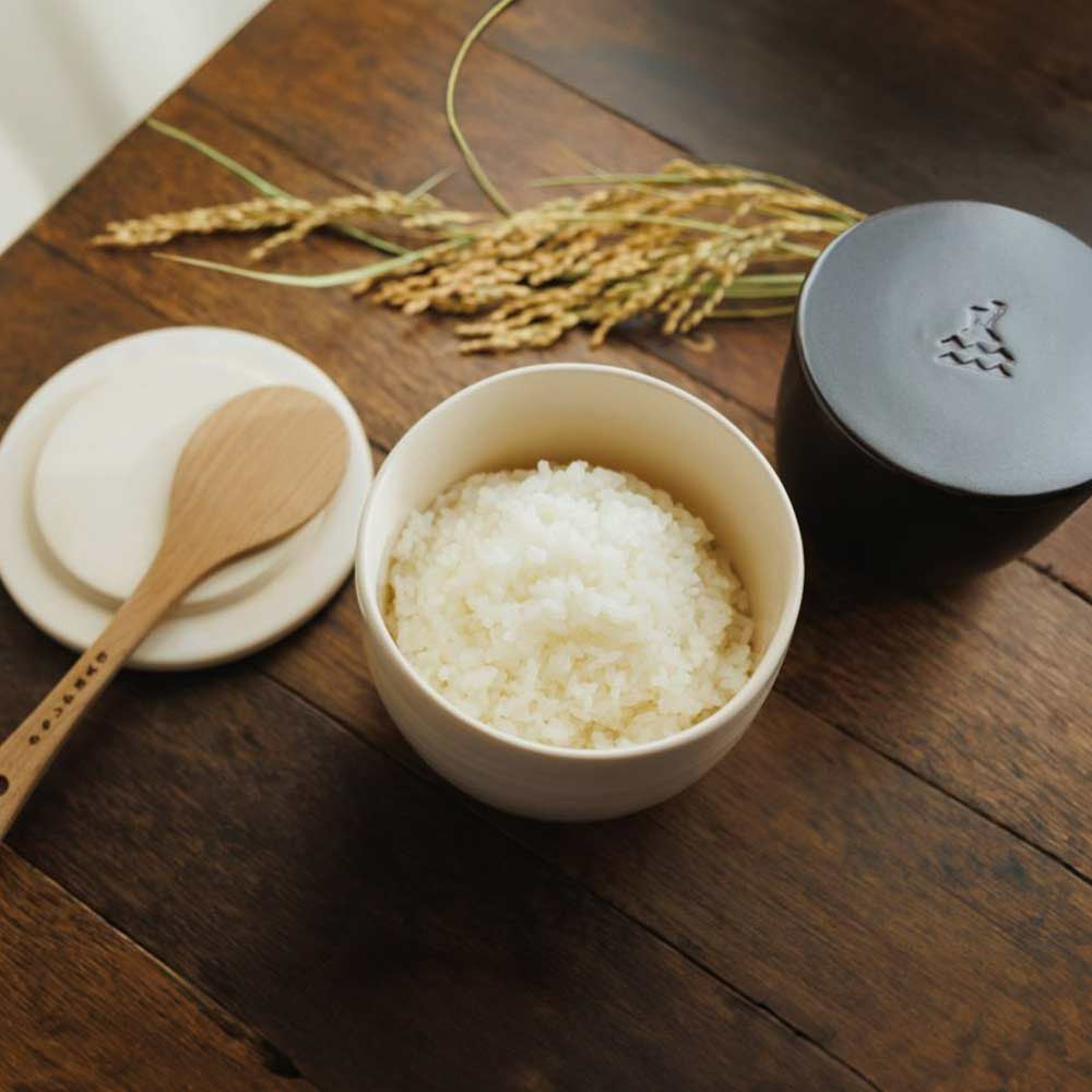 かもしか道具店陶の飯びつふつうおひつご飯容器1.5合