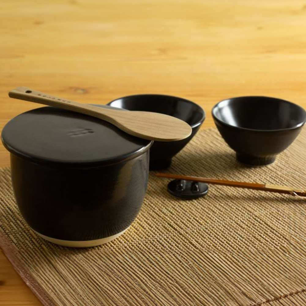 かもしか道具店陶の飯びつふつうおひつご飯容器1.5合