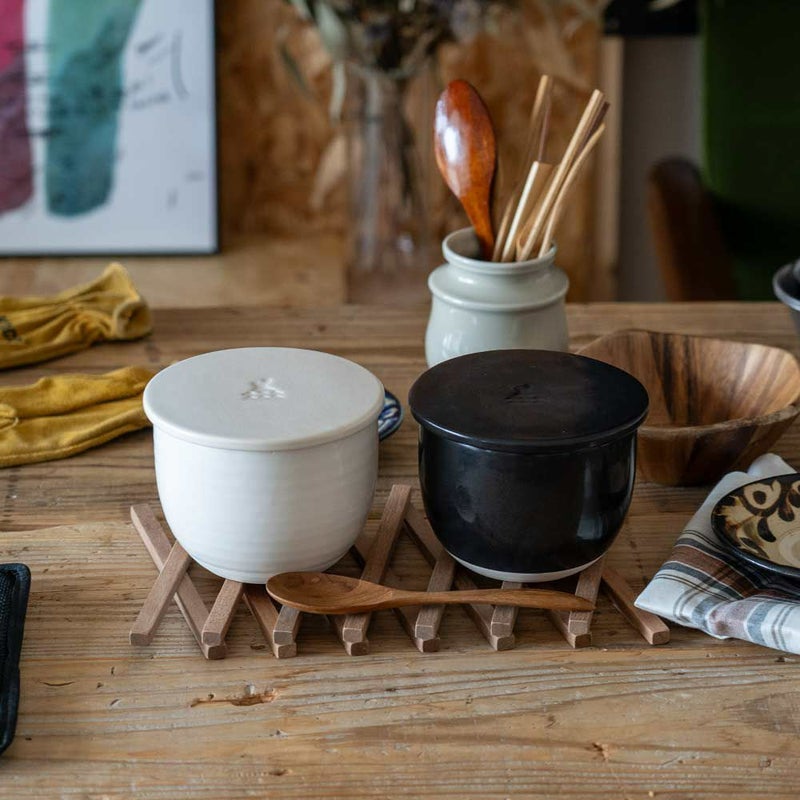 かもしか道具店陶の飯びつふつうおひつご飯容器1.5合