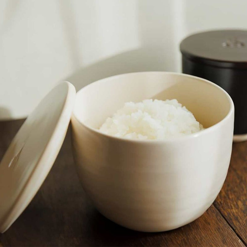 かもしか道具店陶の飯びつふつうおひつご飯容器1.5合