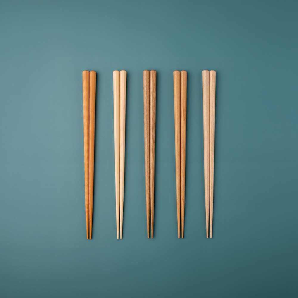 NATURALCOLORSひのき22.5cm箸蔵まつかん木のお箸