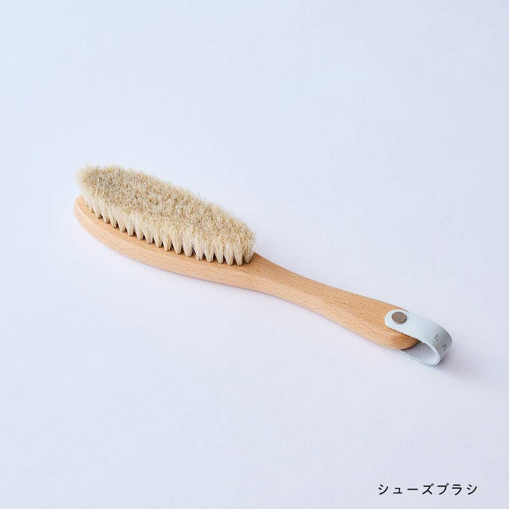 LAQ2ラクツJP25シューイレーサー靴ブラシシューズブラシ木製ダストブラシシューホーン靴べら