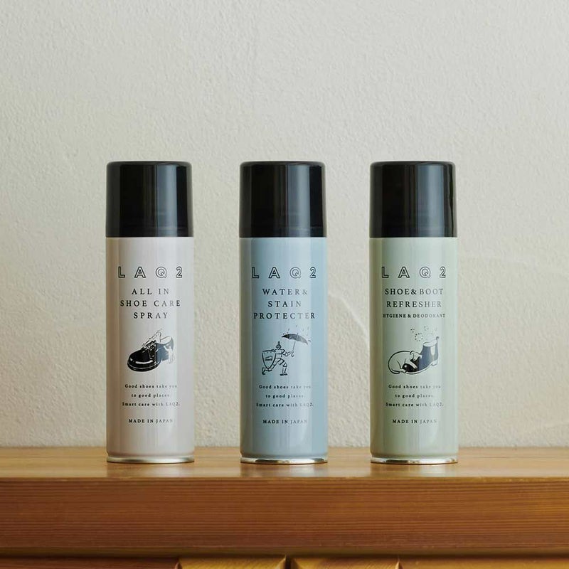 LAQ2ラクツスマートシューケアスプレー革靴スニーカーバッグ汚れ防止防水除菌消臭靴ケア汚れ落とし靴クリーナー