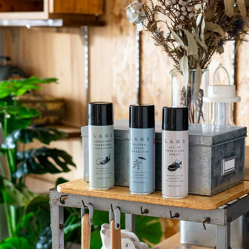 LAQ2ラクツスマートシューケアスプレー革靴スニーカーバッグ汚れ防止防水除菌消臭靴ケア汚れ落とし靴クリーナー