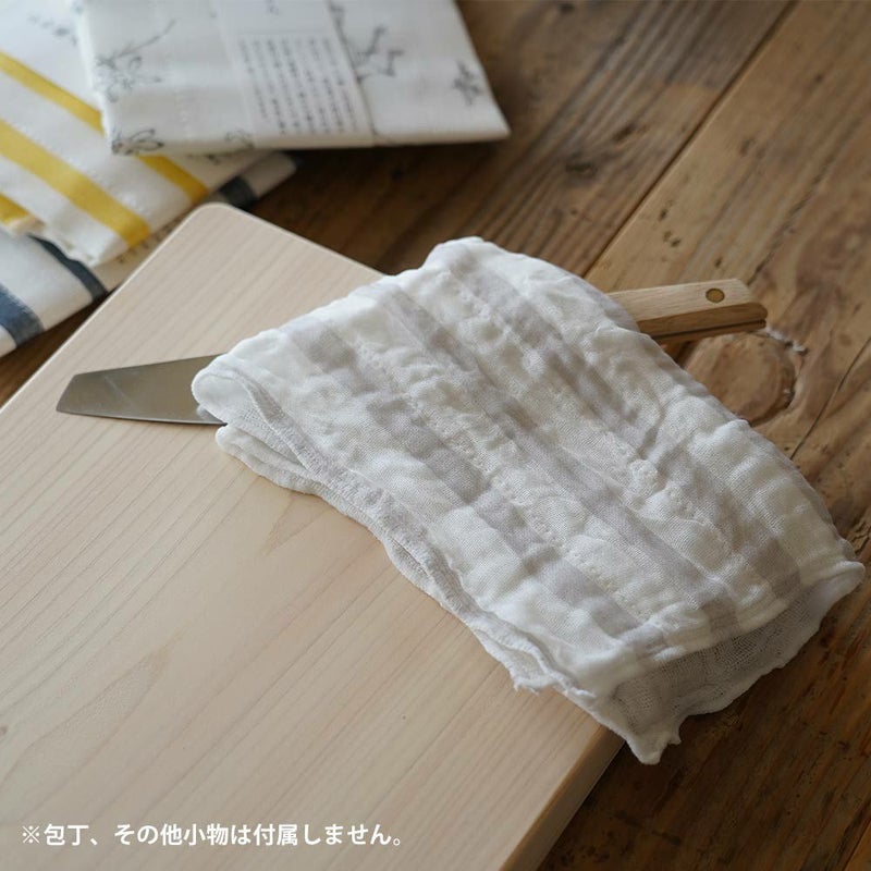 「手描きの風合いの」かや織ふきん中川政七商店日本製蚊帳キッチン吸水性