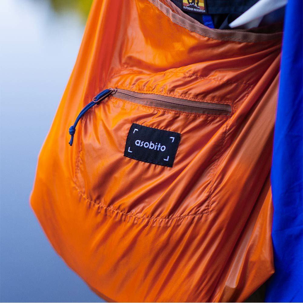 asobitoパッカブルショルダーバッグ軽量バッグ斜めがけエコバッグ