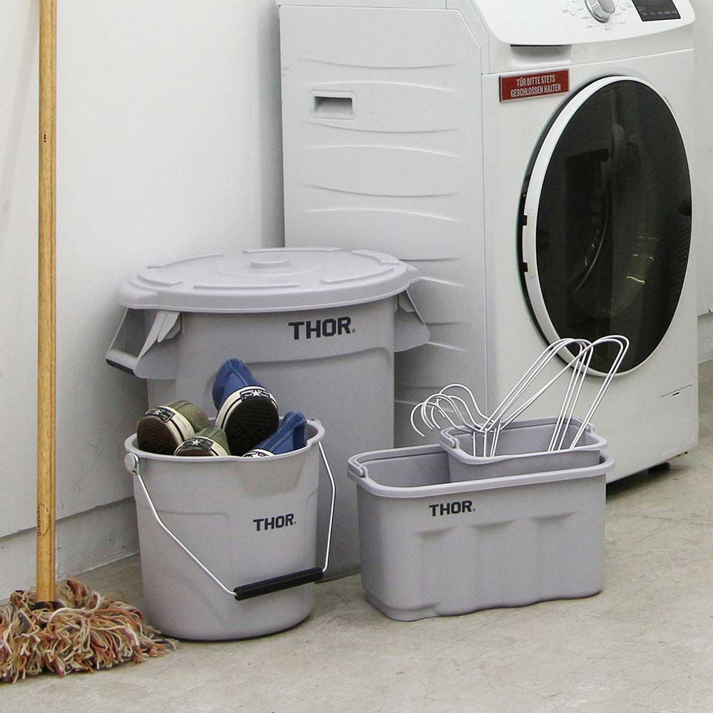 THORRoundBucketDC10LDETAILコンテナバケツ収納掃除目盛り付き