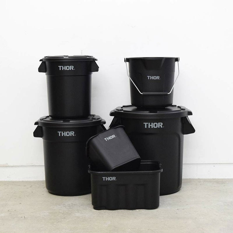 THORRoundBucketDC10LDETAILコンテナバケツ収納掃除目盛り付き
