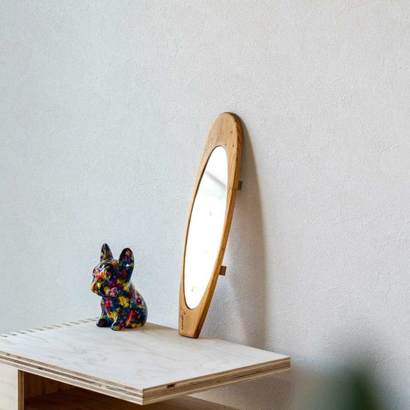 wavehunterオリジナルサーフボード型ルームミラーショートボードロングボード木製