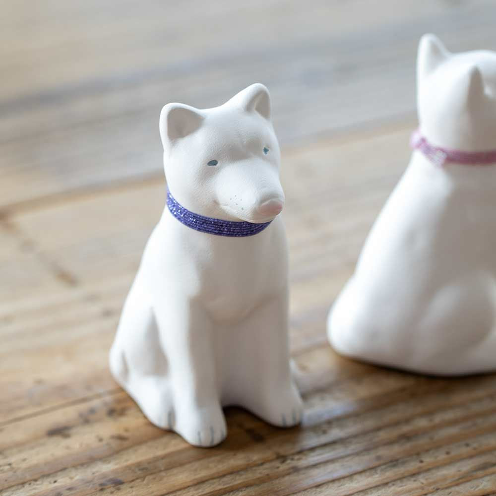 ここかしこ番犬あ・うんセット犬柴犬狛犬神棚飾りお守り置物