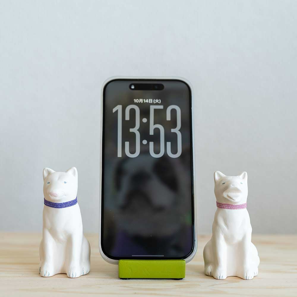 ここかしこ番犬あ・うんセット犬柴犬狛犬神棚飾りお守り置物