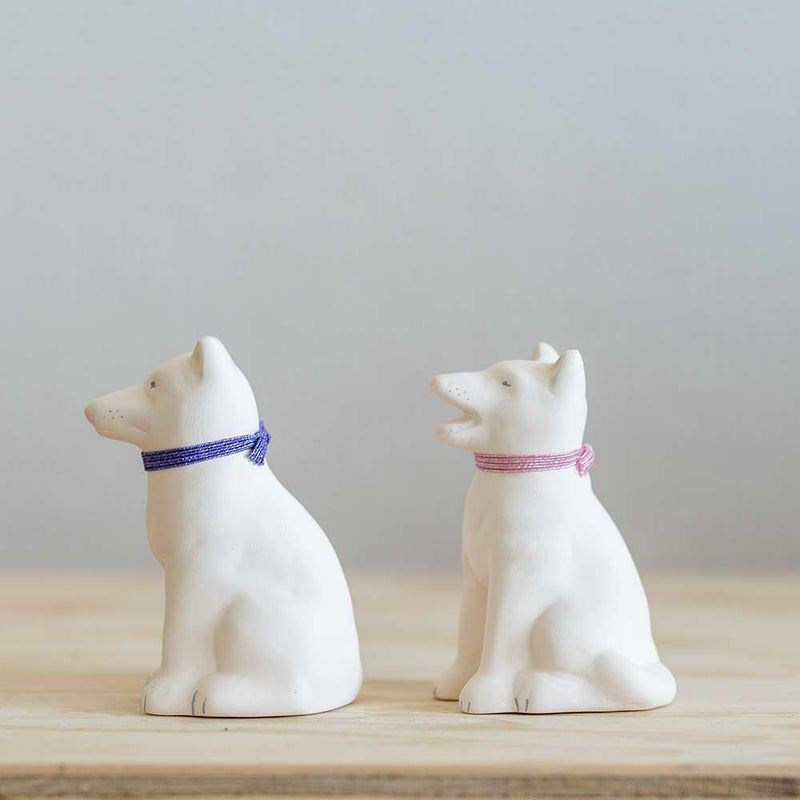 ここかしこ番犬あ・うんセット犬柴犬狛犬神棚飾りお守り置物