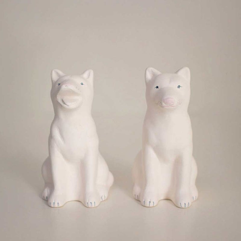 ここかしこ番犬あ・うんセット犬柴犬狛犬神棚飾りお守り置物