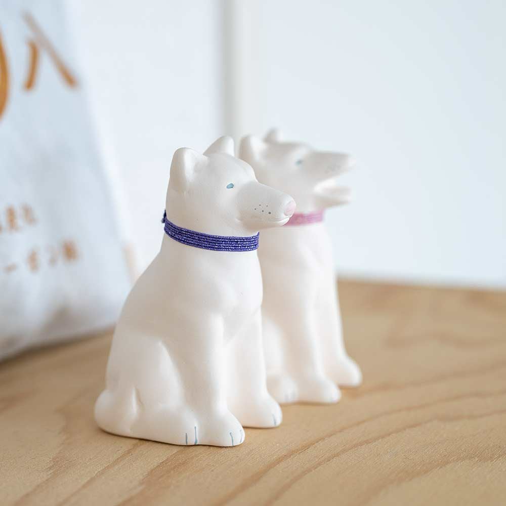 ここかしこ番犬あ・うんセット犬柴犬狛犬神棚飾りお守り置物