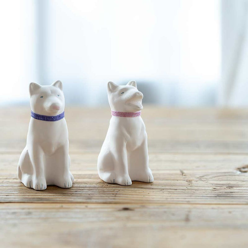 ここかしこ番犬あ・うんセット犬柴犬狛犬神棚飾りお守り置物