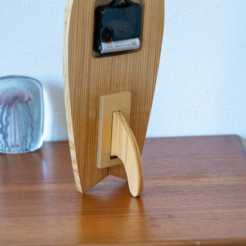 wavehunterオリジナルサーフボード型時計サーフィン木製