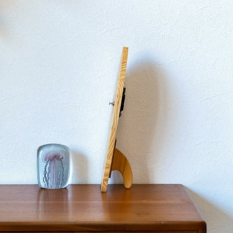 wavehunterオリジナルサーフボード型時計サーフィン木製