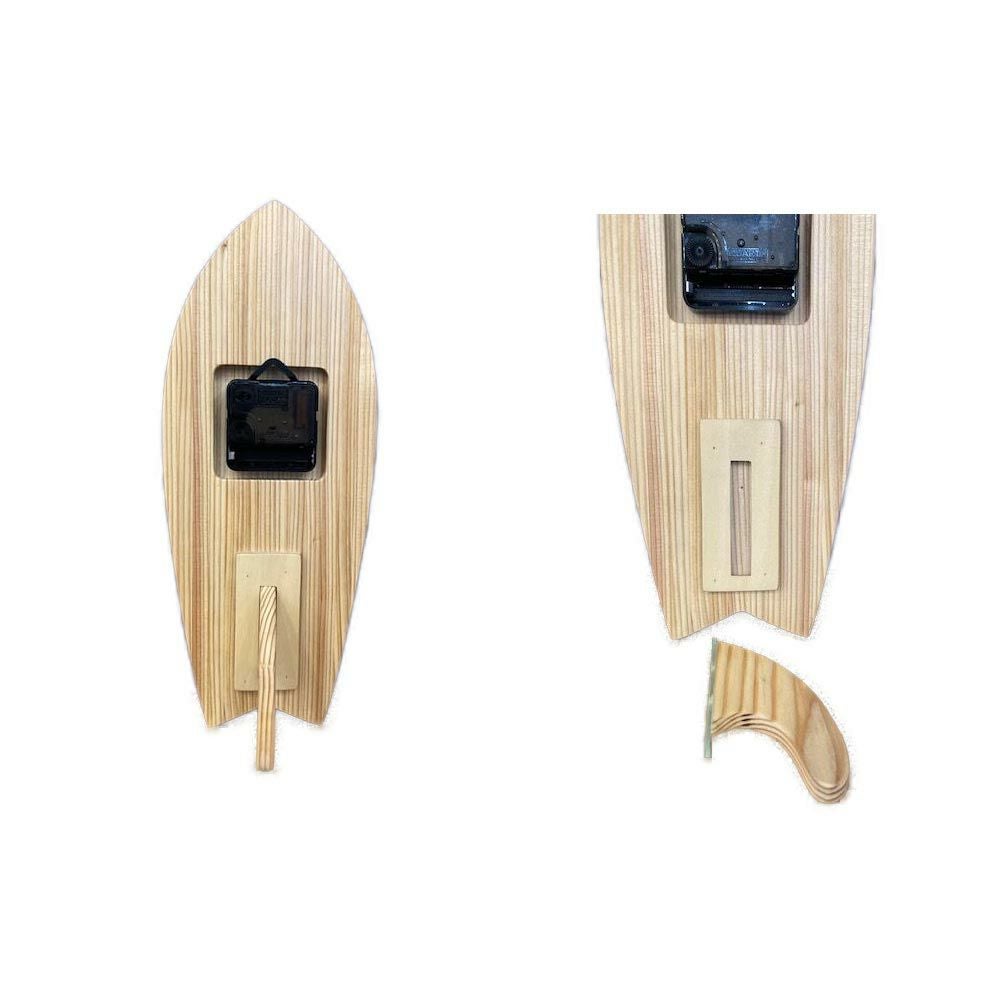 wavehunterオリジナルサーフボード型時計サーフィン木製