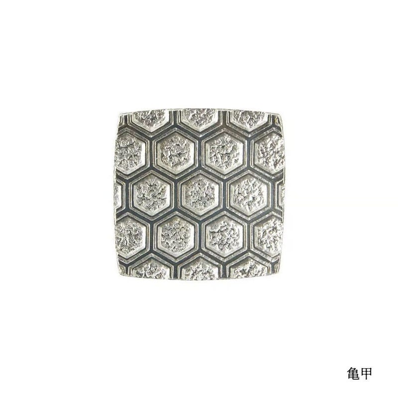 炭谷三郎商店博鳳堂お箸置き吉祥紋様錫七宝亀甲