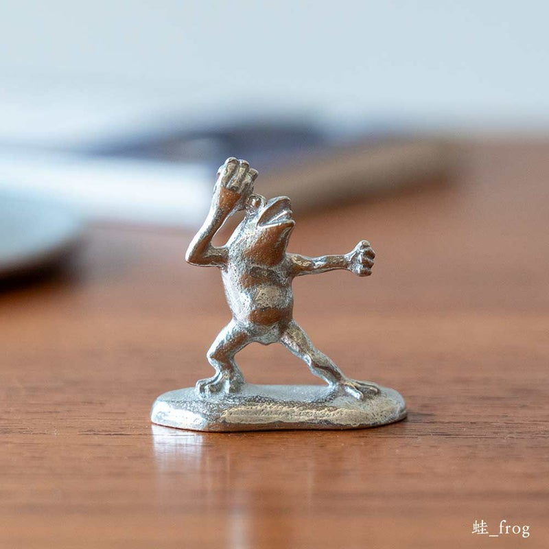 炭谷三郎商店香立鳥獣人物戯画富山県高岡市錫お香立てインセンスホルダー