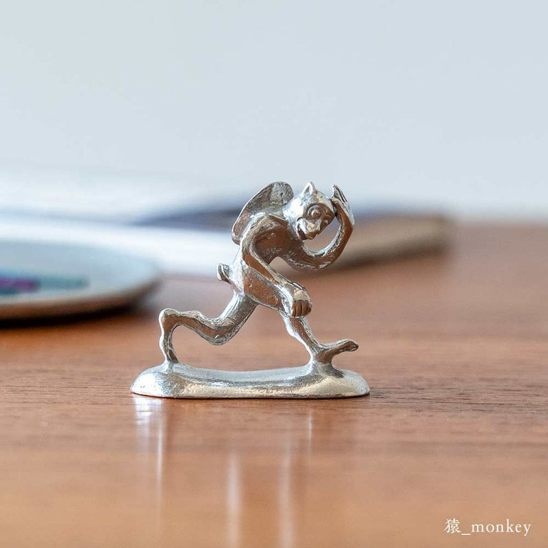 炭谷三郎商店香立鳥獣人物戯画富山県高岡市錫お香立てインセンスホルダー