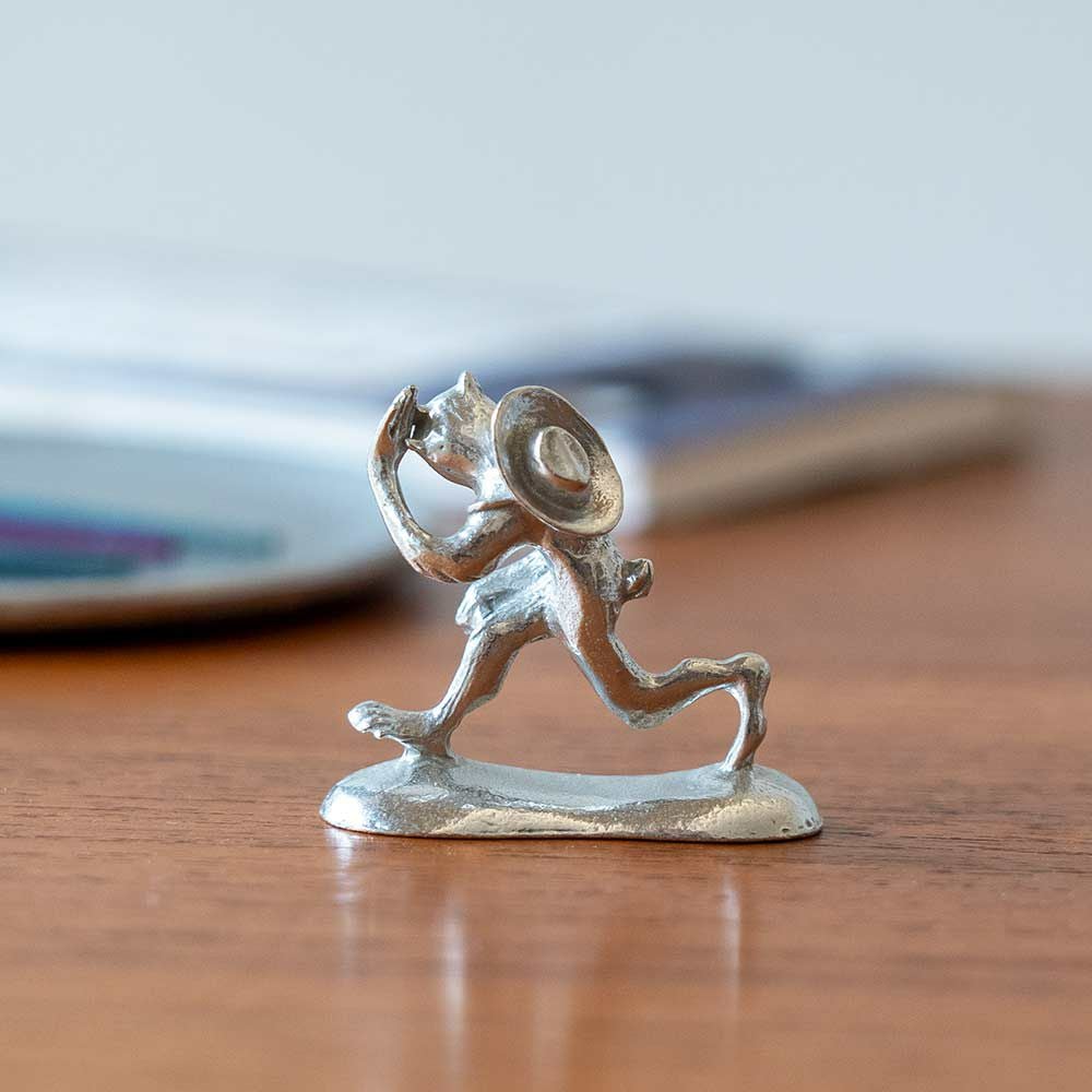 炭谷三郎商店香立鳥獣人物戯画富山県高岡市錫お香立てインセンスホルダー