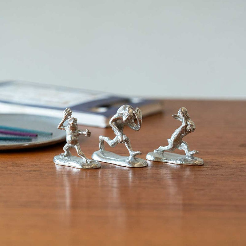 炭谷三郎商店香立鳥獣人物戯画富山県高岡市錫お香立てインセンスホルダー