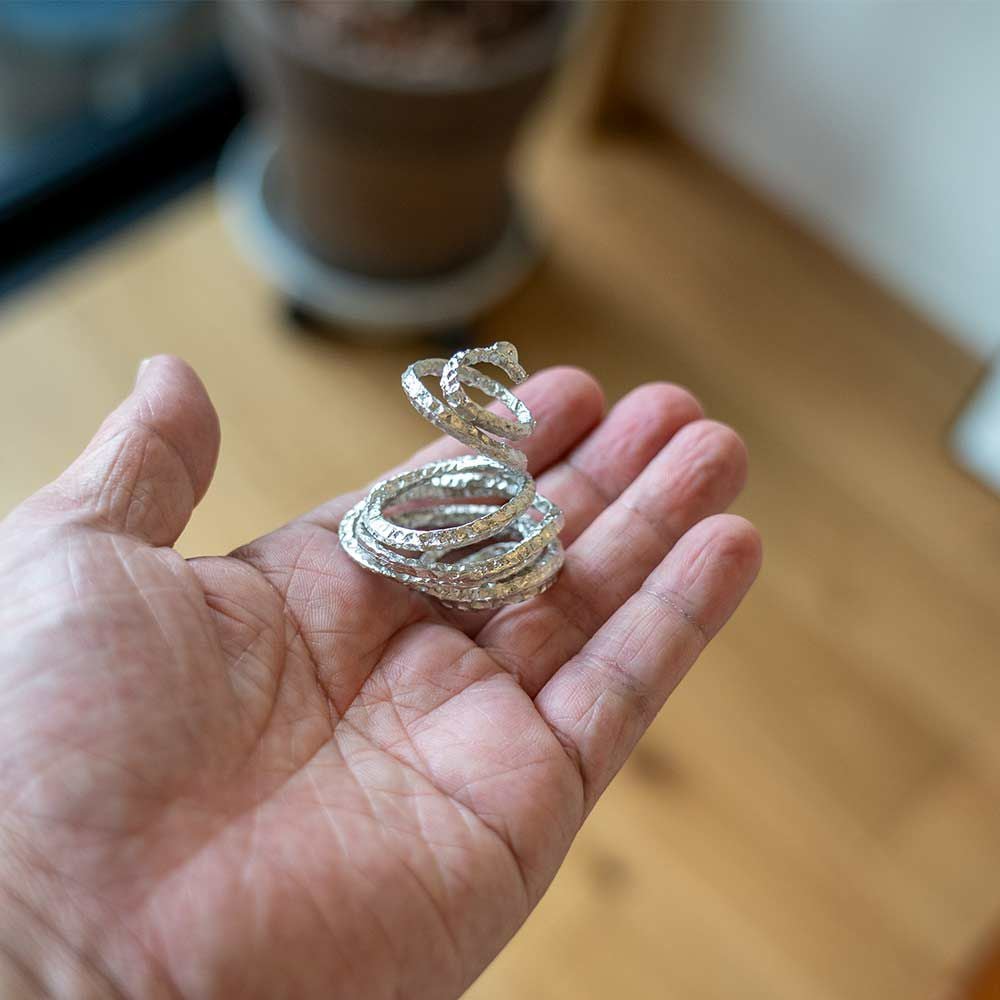 炭谷三郎商店フラワースタンド錫抗菌お花生花花器ドライフラワー花瓶