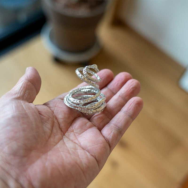 炭谷三郎商店フラワースタンド錫抗菌お花生花花器ドライフラワー花瓶