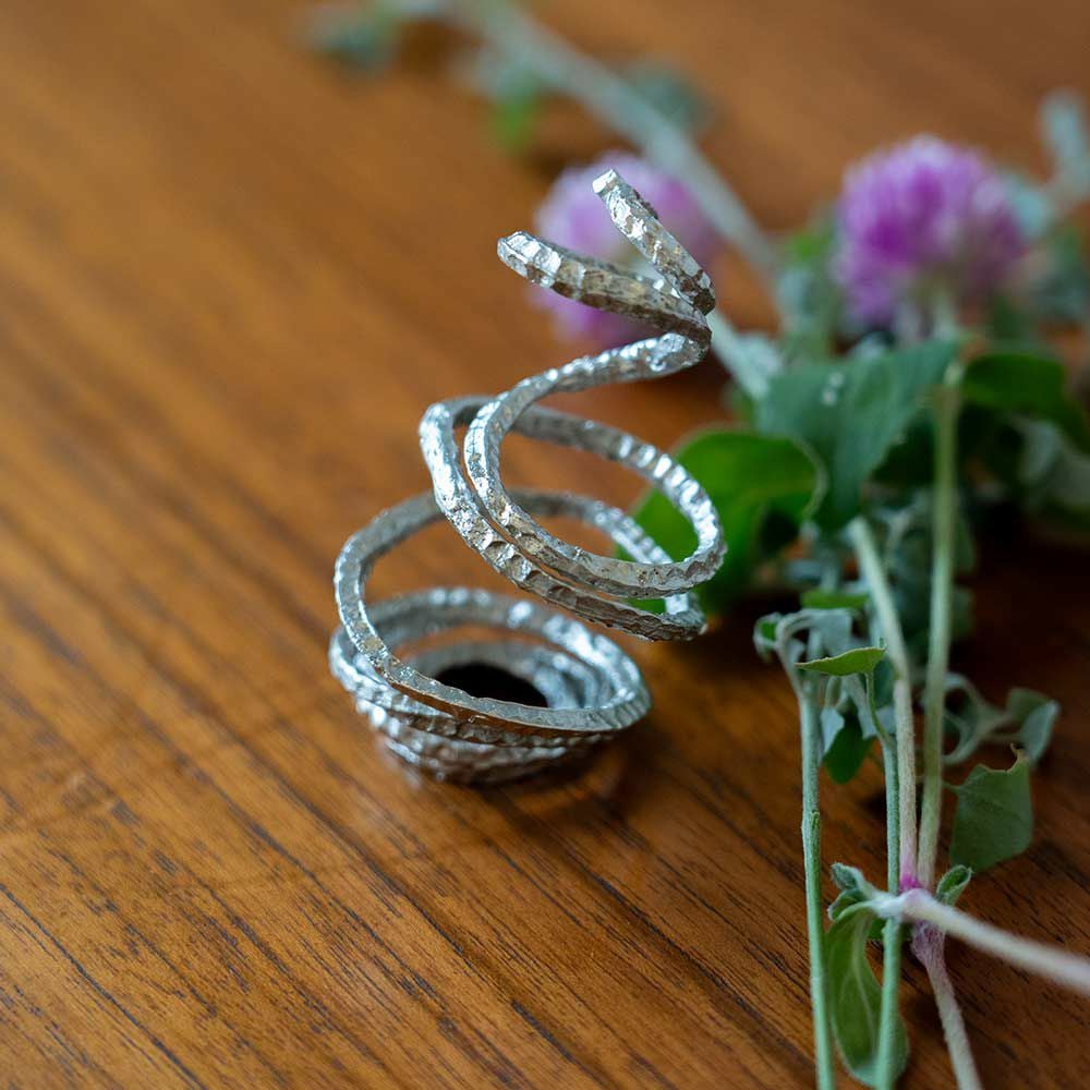 炭谷三郎商店フラワースタンド錫抗菌お花生花花器ドライフラワー花瓶