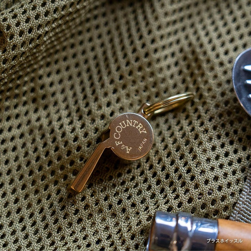 A&Fブラスホイッスルエイアンドエフ真鍮製災害防災登山4548732939985