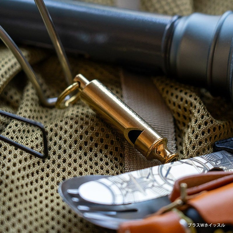 A&Fブラスホイッスルエイアンドエフ真鍮製災害防災登山4548732939985