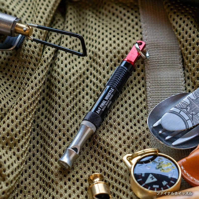 A&Fブラスホイッスルエイアンドエフ真鍮製災害防災登山4548732939985