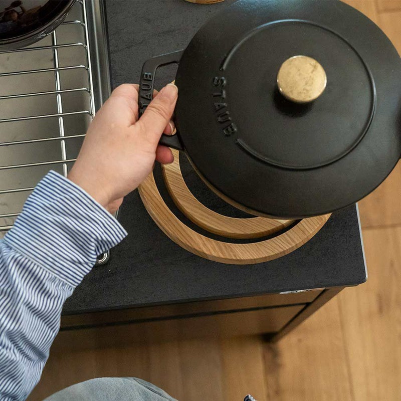 Ringspotcoasterササキ工芸鍋敷きコースター木製旭川3枚セット