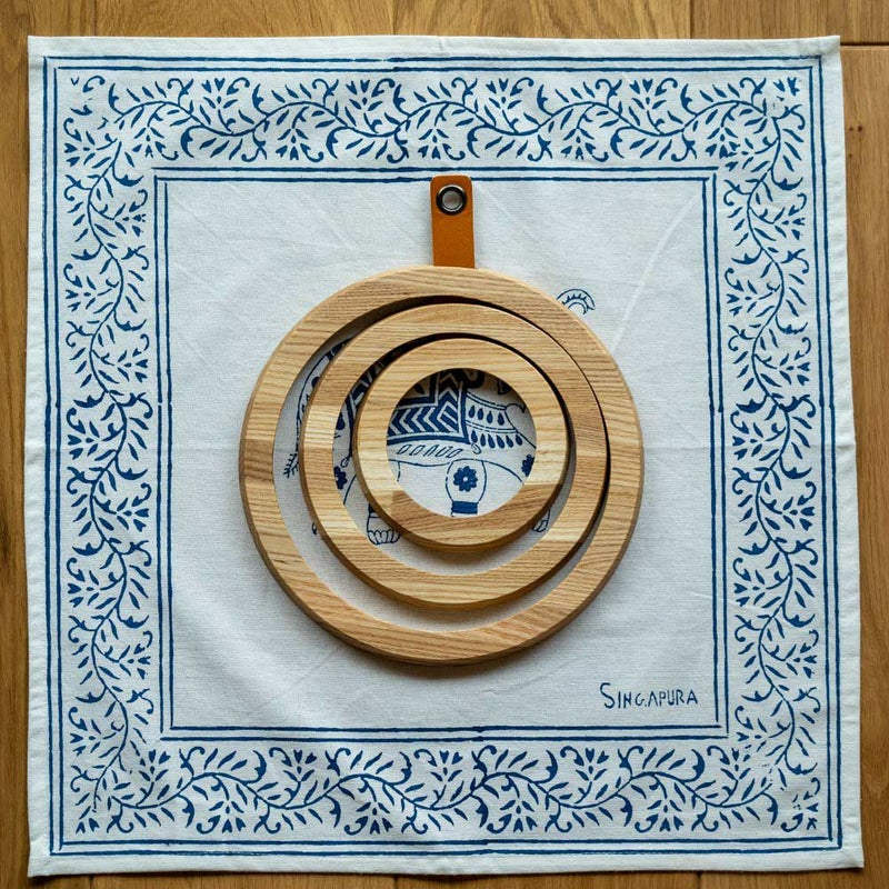 Ringspotcoasterササキ工芸鍋敷きコースター木製旭川3枚セット