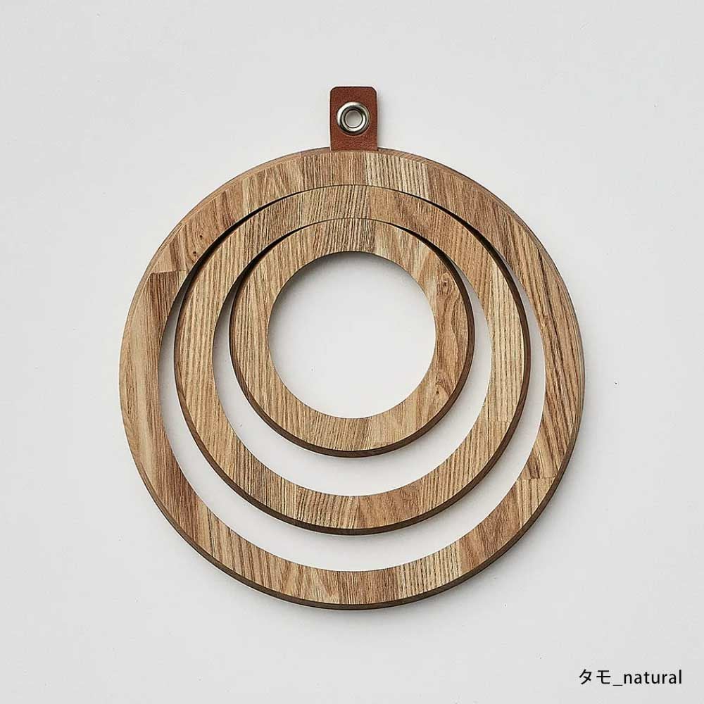 Ringspotcoasterササキ工芸鍋敷きコースター木製旭川3枚セット