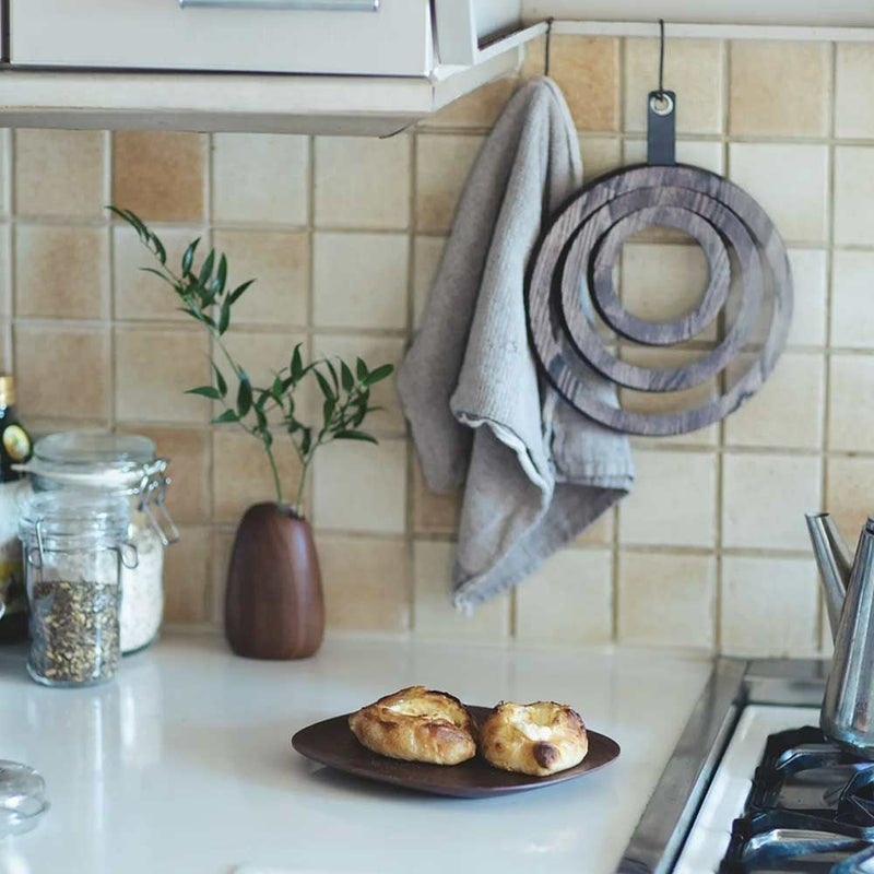 Ringspotcoasterササキ工芸鍋敷きコースター木製旭川3枚セット