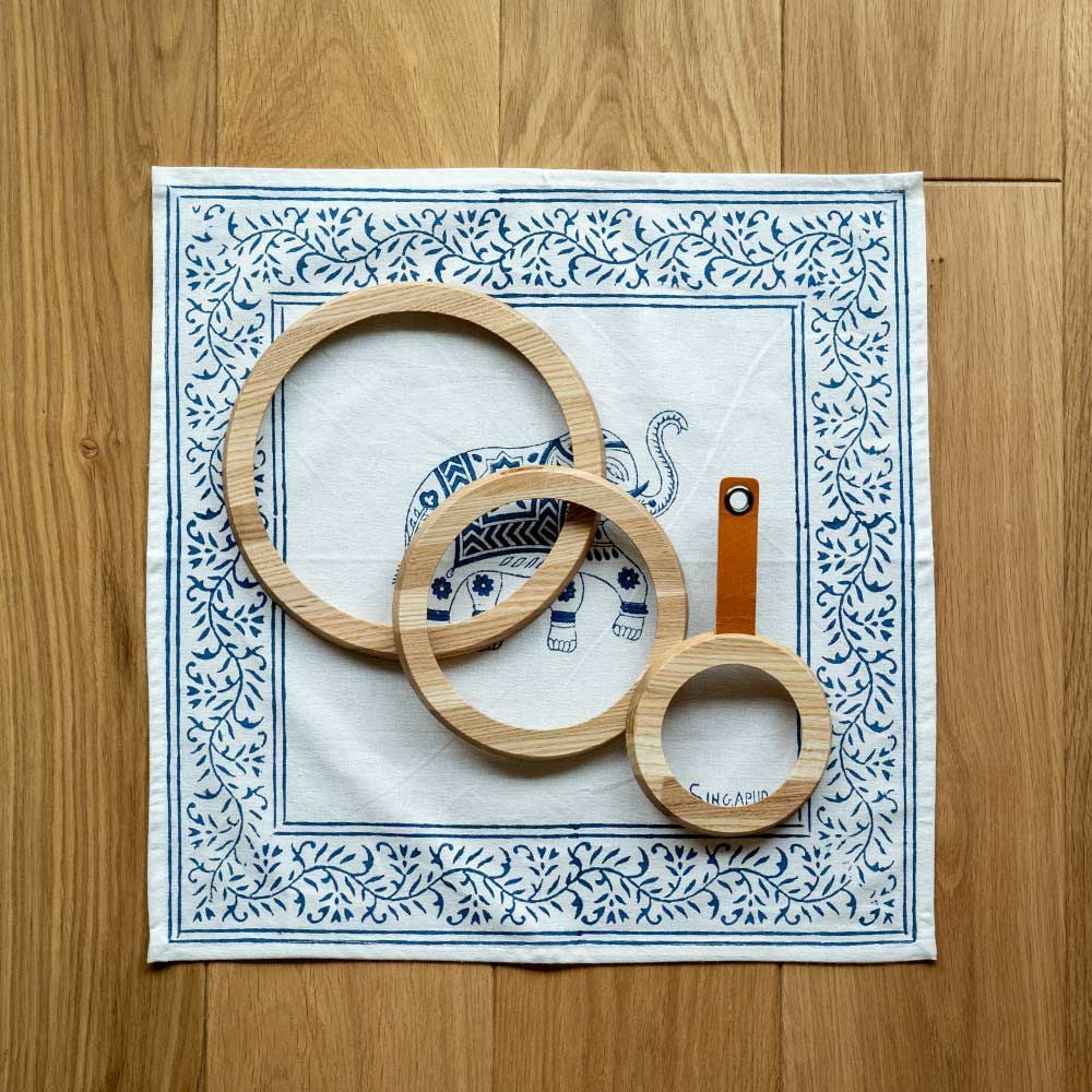 Ringspotcoasterササキ工芸鍋敷きコースター木製旭川3枚セット