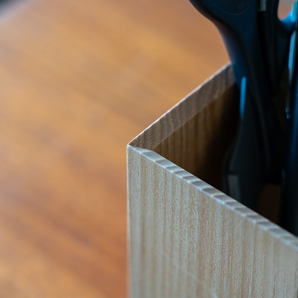 Duplexpenholderレギュラーサイズササキ工芸ペンホルダーペン立て木製デスクオーガナイザー