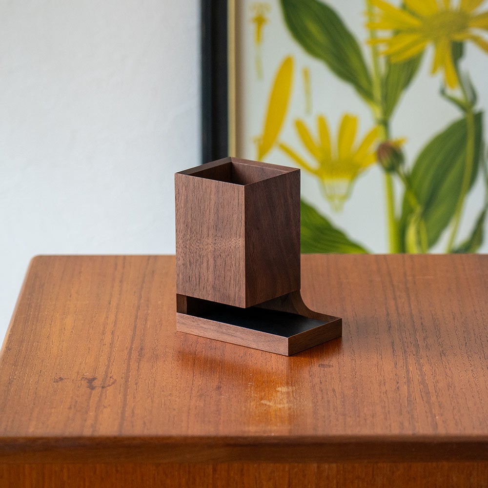 Duplexpenholderレギュラーサイズササキ工芸ペンホルダーペン立て木製デスクオーガナイザー