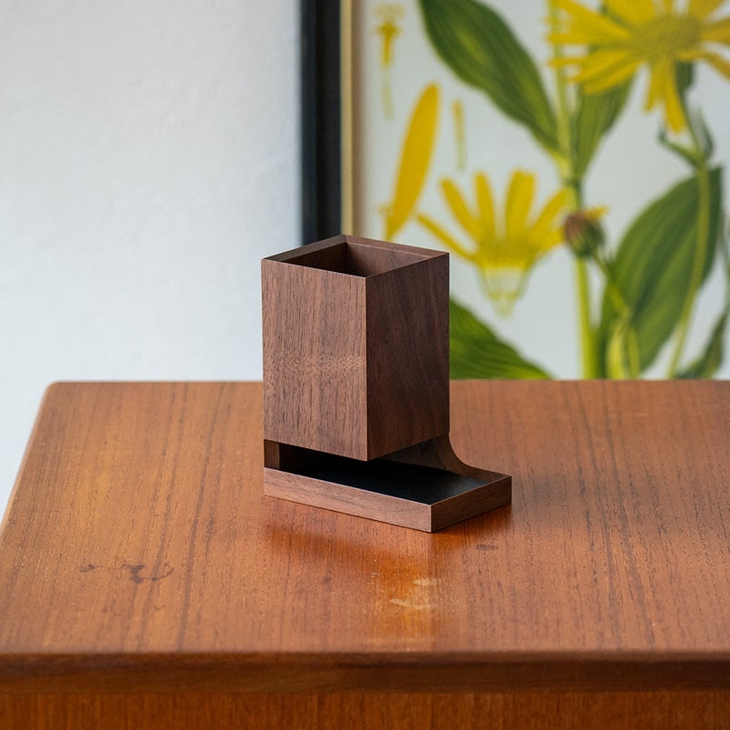 Duplexpenholderレギュラーサイズササキ工芸ペンホルダーペン立て木製デスクオーガナイザー