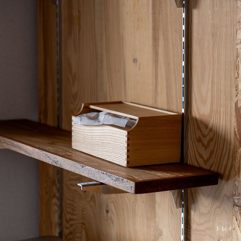 GAKUNANタモ材ティッシュケース岳南木工静岡